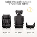 Caretero, Cosy i-Size, fotelik samochodowy, black, 76-150 cm