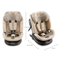 Kinderkraft, Xpedition 3, I-Size, fotelik samochodowy, Beige, 40-150 cm