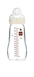 Mam, Feel Good, Forest, szklana butelka dla dzieci, 260 ml