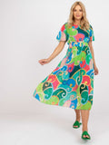 Sukienka damska, zielona, Italy Moda