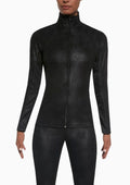 Bluza damska, rozpinana, czarna, Bas Black