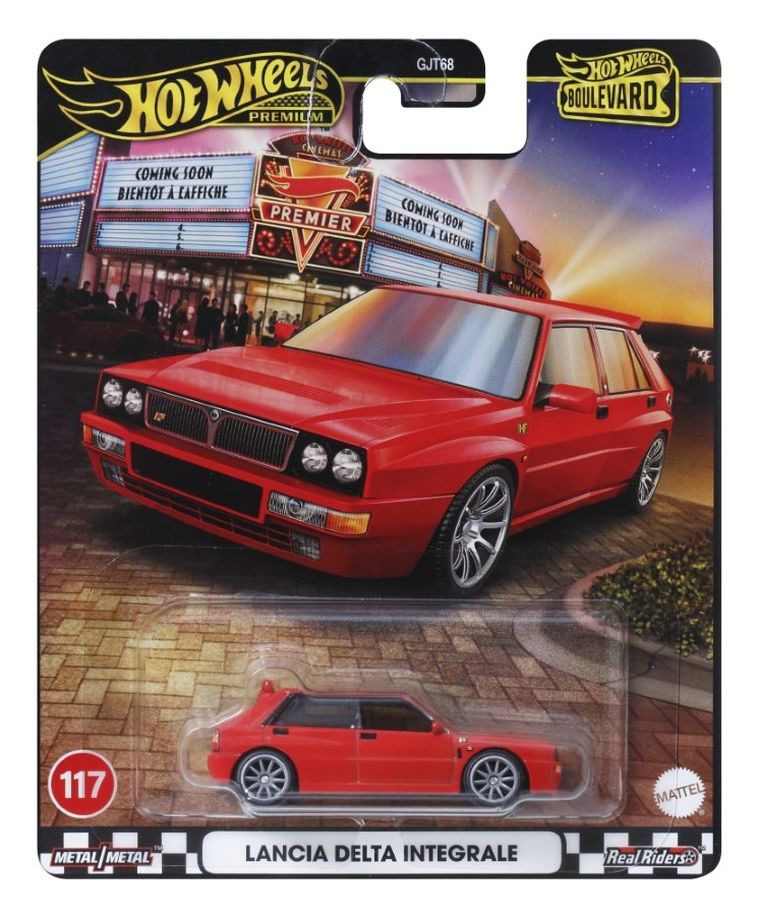Hot Wheels, Boulevard, Lancia Delta Integrale, pojazd, 1: 64, JBL18