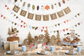 PartyDeco, ozdobne klamerki drewniane do dekoracji, naturalne drewno, 20 szt.