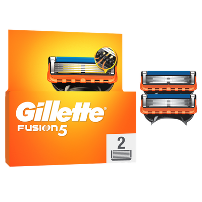 Gillette, Fusion, wymienne ostrza do maszynki do golenia, 2 szt.