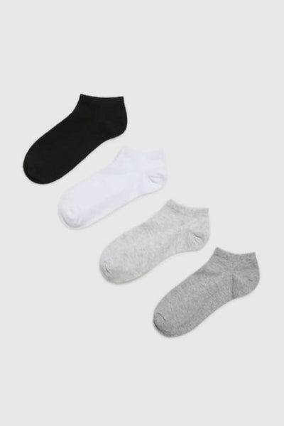 Skarpetki damskie, mix, zestaw, 4 szt., Moodo