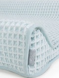 Ceba Baby, Waffle Line, pokrowiec na przewijak, Mist Blue, 50x70 cm