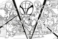 Lisciani, Marvel, Spider-Man, Spidey, puzzle dwustronne, 24 elementy