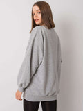 Bluza damska, szara, Ex Moda