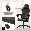 Huzaro, Force 2.7 RGB Black, fotel gamingowy, welurowy
