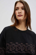 Bluza damska, czarna, Moodo