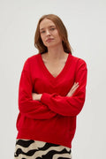 Bluza damska, czerwona, Moodo