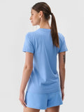 T-shirt damski, niebieski, 4F