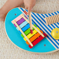 Fisher-Price, Drewniany muzyczny stoliczek, zabawka 2+