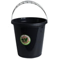 Vilde, wiadro plastikowe, czarne, 5 l