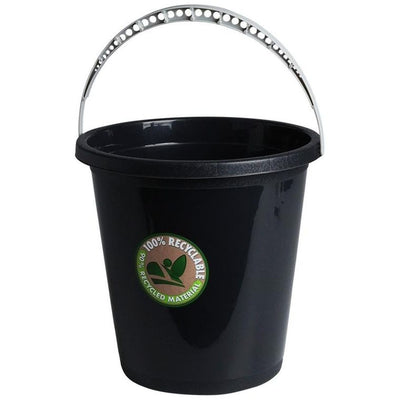 Vilde, wiadro plastikowe, czarne, 5 l