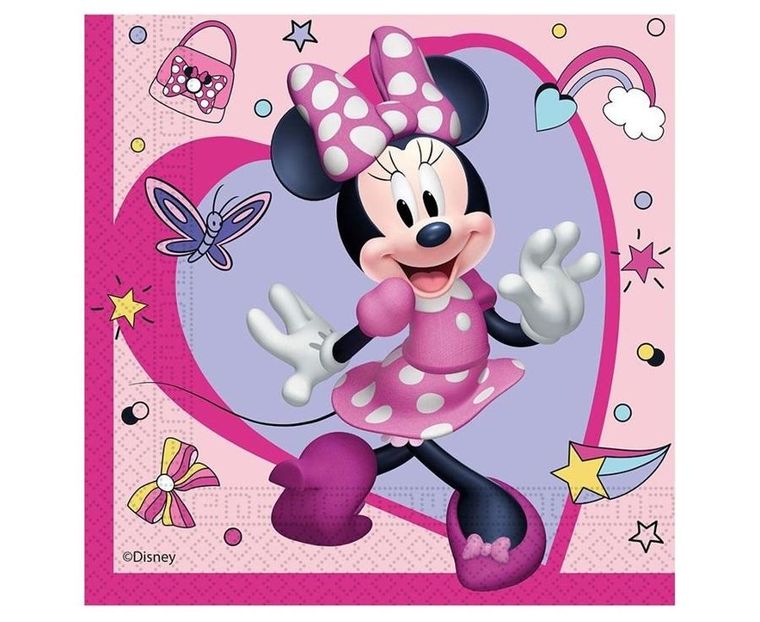 GoDan, Myszka Minnie, serwetki papierowe, 33x33 cm, 20 szt.