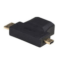 Akyga, adapter, HDMI F / Micro HDMI, Mini HDMI M, AK-AD-23
