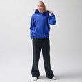 Niebieska bluza z kapturem o kroju oversize NOWEAR