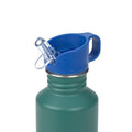 Lassig, Little Gang Rainbow, bidon ze stali nierdzewnej z ustnikiem i uchwytem, 500 ml, green
