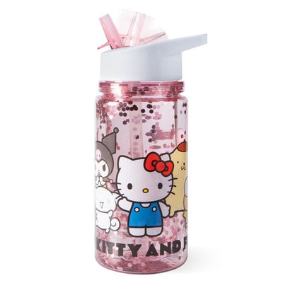 Hello Kitty, butelka do picia z brokatem, 330 ml