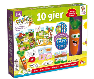 Carotina, 10 gier edukacyjnych