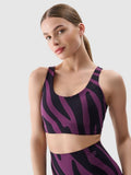 Biustonosz sportowy damski, mix, 4F