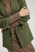 Marynarka damska, khaki, Moodo