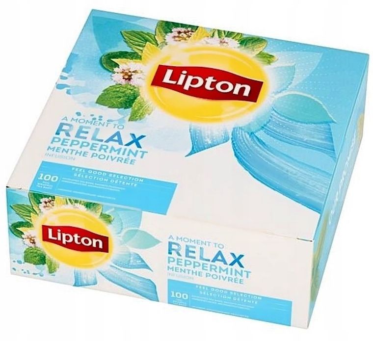 Lipton, Peppermint, herbata, 100 kopert