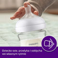 Philips Avent, Responsywne Butelki Natural, szklana butelka, 1m+, 240 ml