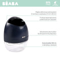 Beaba, laktator elektryczny bezprzewodowy, muszlowy, Hands-Free, Night Blue