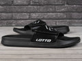 Klapki damskie, czarne, Lotto Flyde