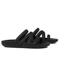 Klapki damskie, czarne, Crocs Splash Strappy