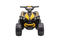Lean Cars, quad, pojazd na akumulator, żółty
