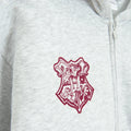 Cool Club, Bluza dziewczęca z kapturem, rozpinana, szara melanż, Harry Potter