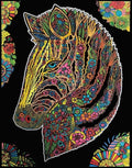 Zebra. Kolorowanka welwetowa, 47x35 cm