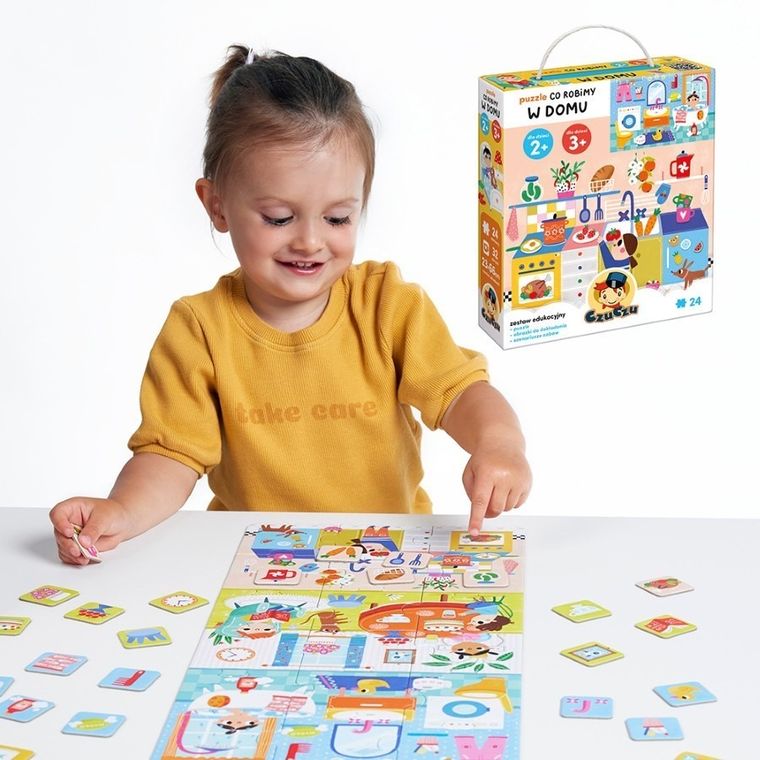 CzuCzu, Co robimy w domu, puzzle, 24 elementy