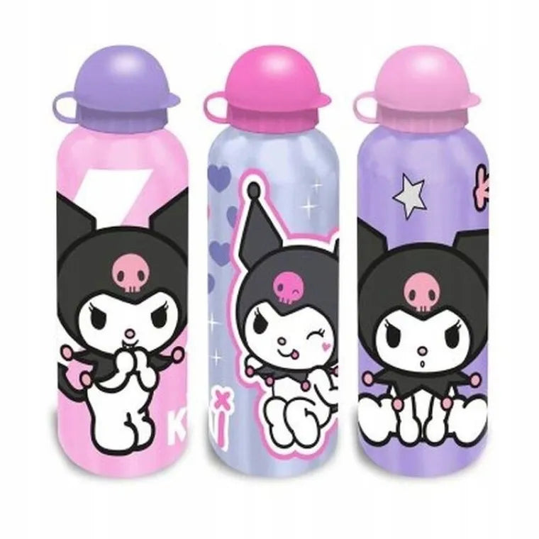 Kuromi, bidon aluminiowy, 500 ml, 1 szt.