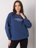 Bluza damska, granatowa, Ex Moda