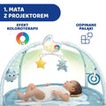 Chicco, First Dreams, Enjoy colors, mata dla niemowlaka, 3w1, niebieska