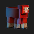 Minecraft, Diamentowy Poziom, Owca, figurka