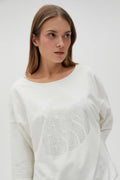 Bluza damska, ecru, Moodo