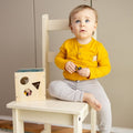 Petite&Mars, Gravity Wood of Mars, drewniany sorter, Cosmic Blue