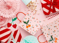 PartyDeco, torebki na prezenty Wisienki, mix, 26x32x13 cm, 1 szt.