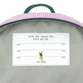 Lassig, Little Gang, Rainbow, plecak dla przedszkolaka, sztruks, lilac