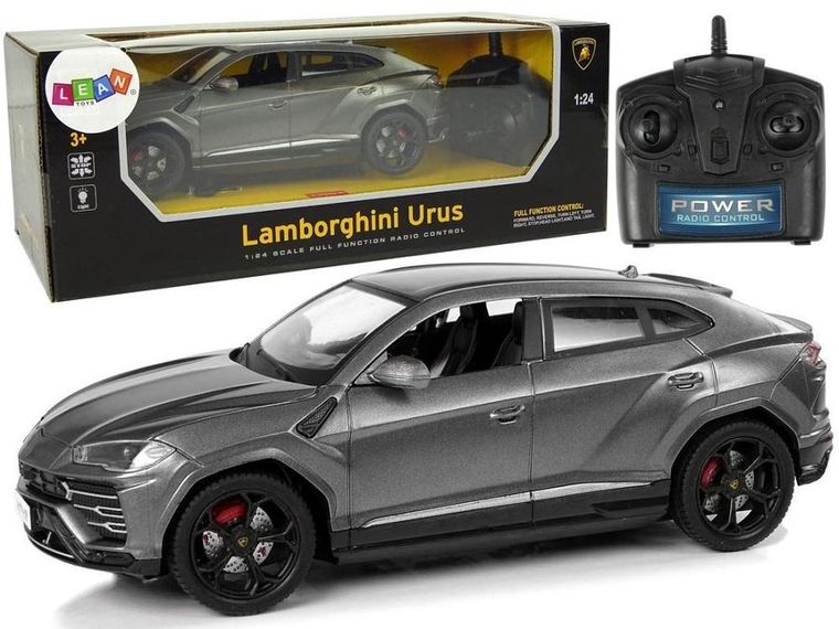 Lean Toys, Lamborghini Urus, pojazd zdalnie starowany, 1: 24, czarny
