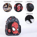 Spider-Man, plecak szkolny, czarny