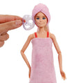 Barbie, Party Unboxed Glam Party, Stylowe przygotowania, lalka z niespodziankami, zestaw czerwony
