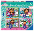 Ravensburger, Koci Domek Gabi, puzzle 2D, 4w1