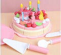 Kruzzel, tort urodzinowy, drewniany