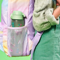 Ion8, Motylki, bidon z ustnikiem, zielony, 500 ml